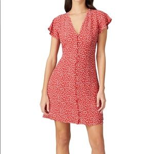 Rails Helena Carmine Daisies Red Dress Size S